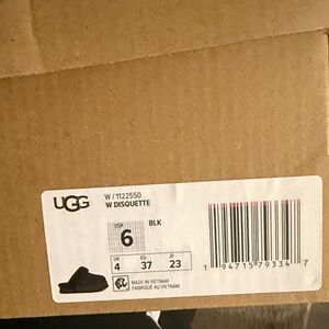 UGG Black Disquette Slip-Ons